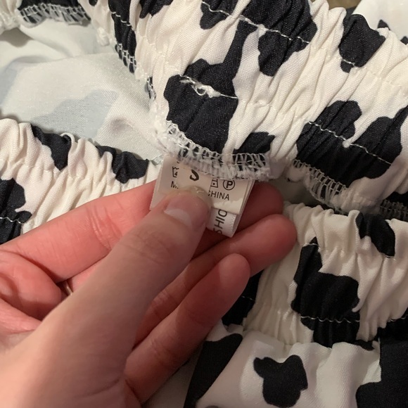 Cow Print Sweatpants - Picture 3 of 6